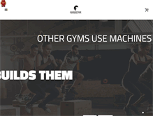 Tablet Screenshot of hawkestonecrossfit.com